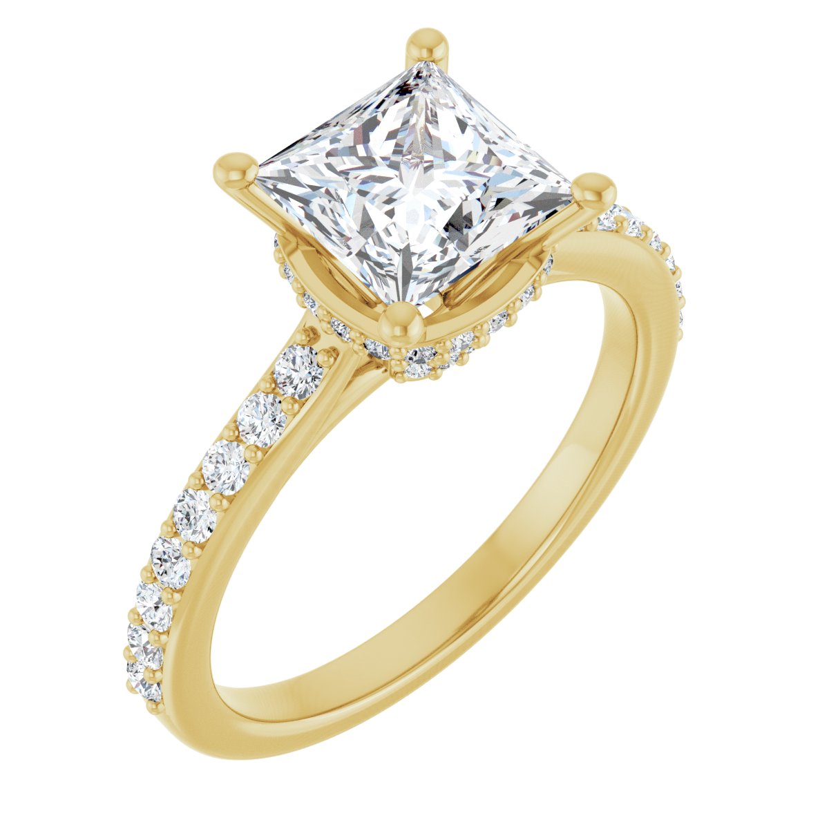 Accented Engagement Ring