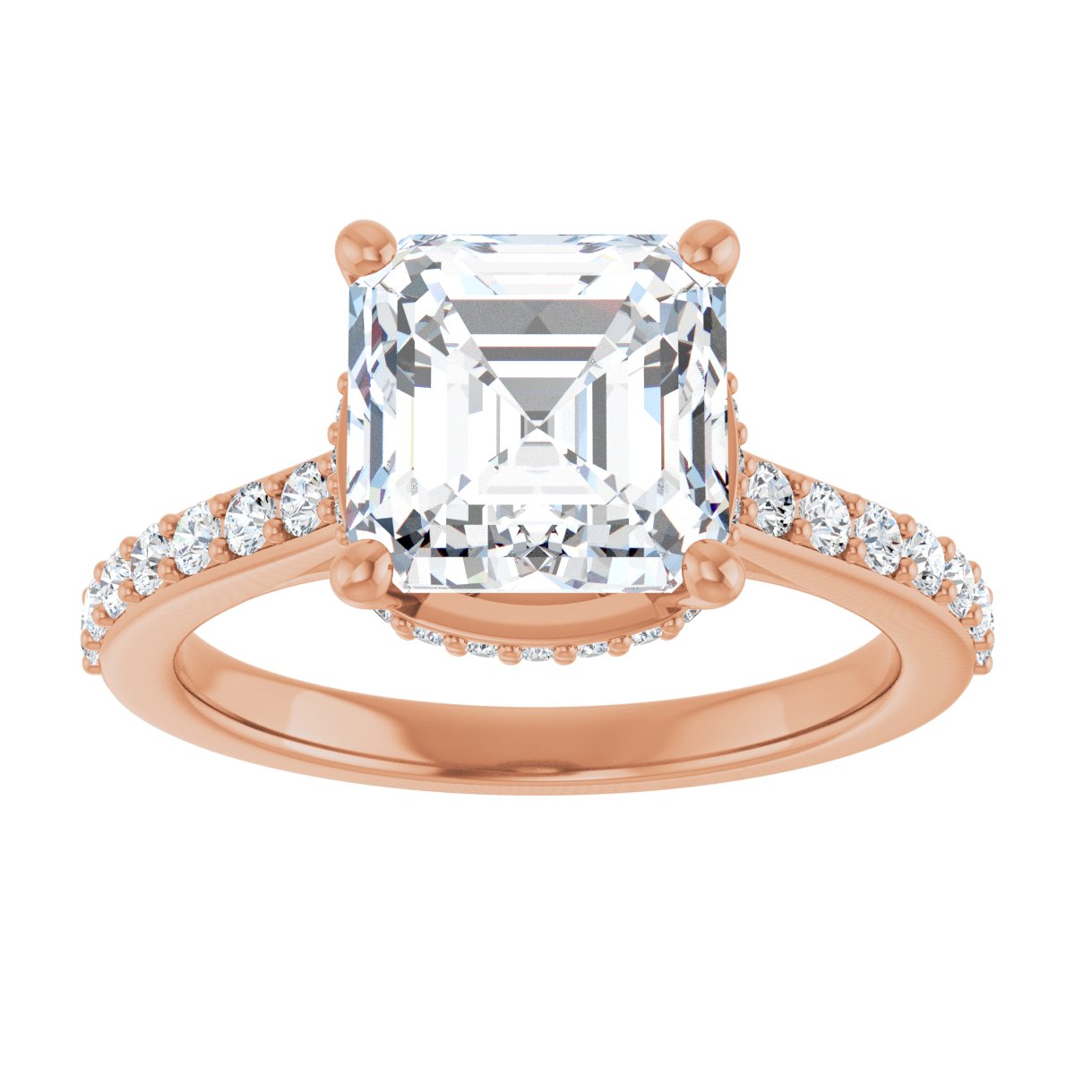 Accented Engagement Ring