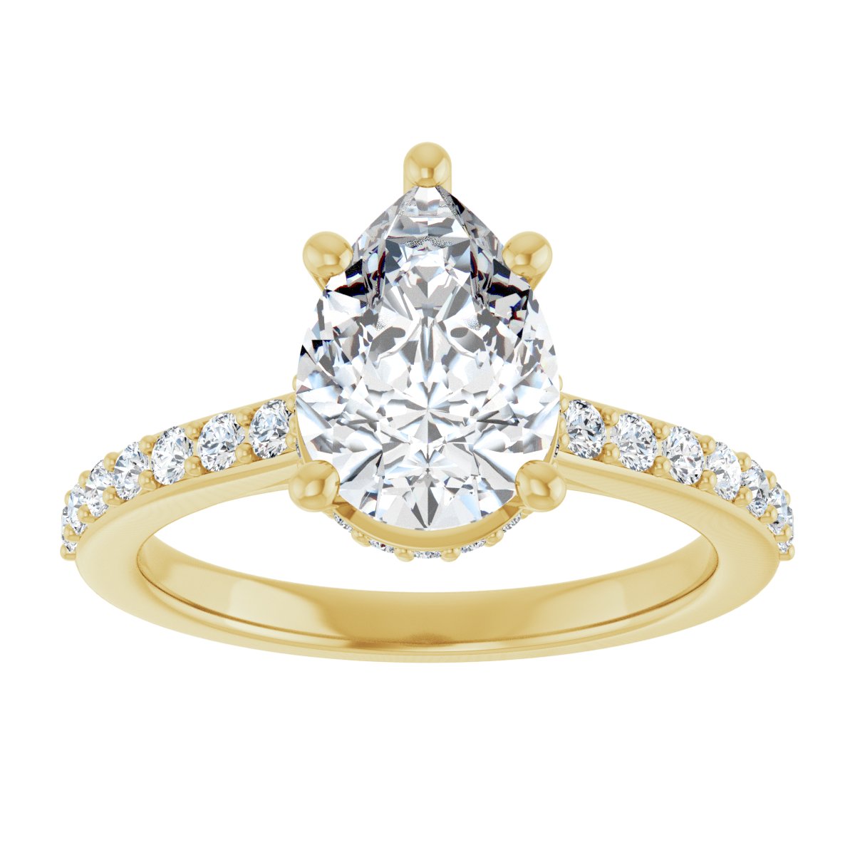 Accented Engagement Ring
