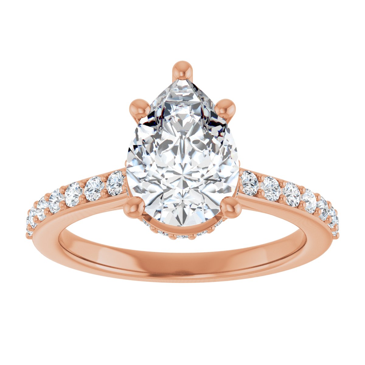Accented Engagement Ring