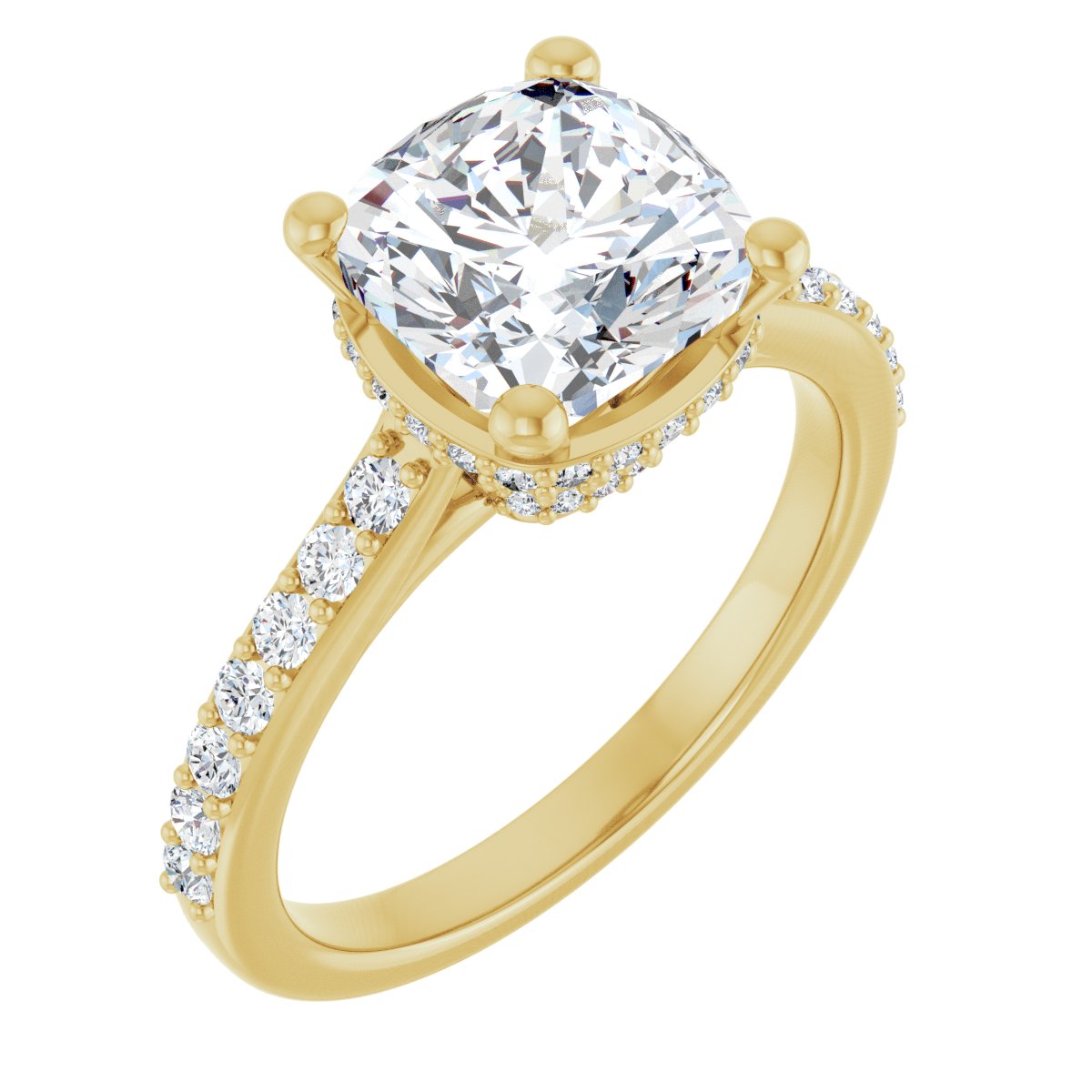 Accented Engagement Ring