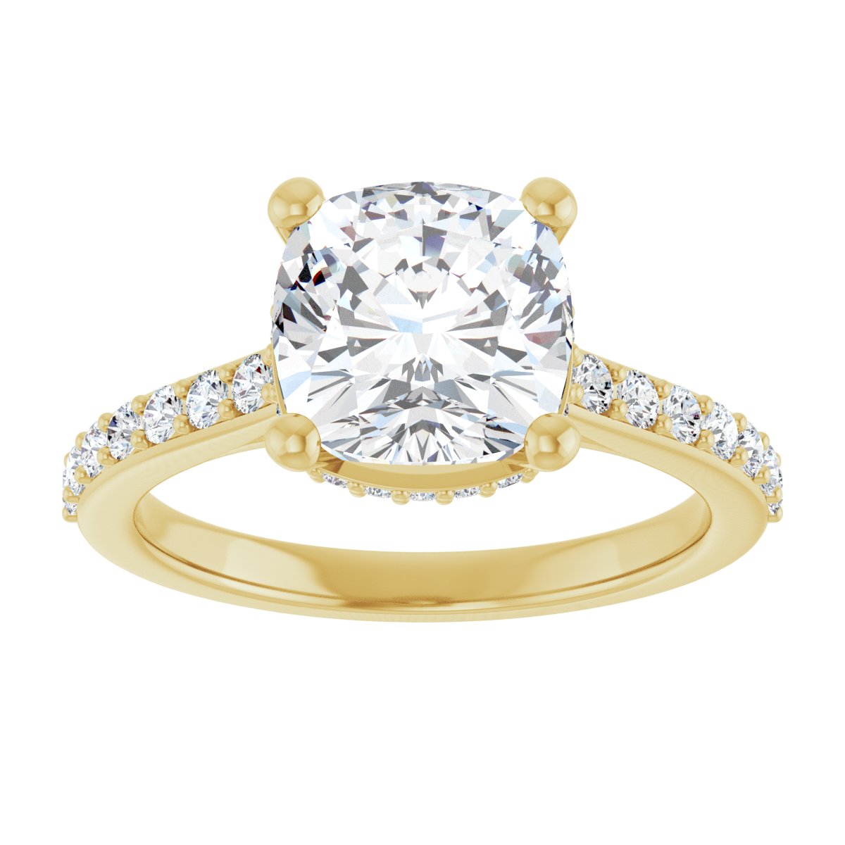 Accented Engagement Ring