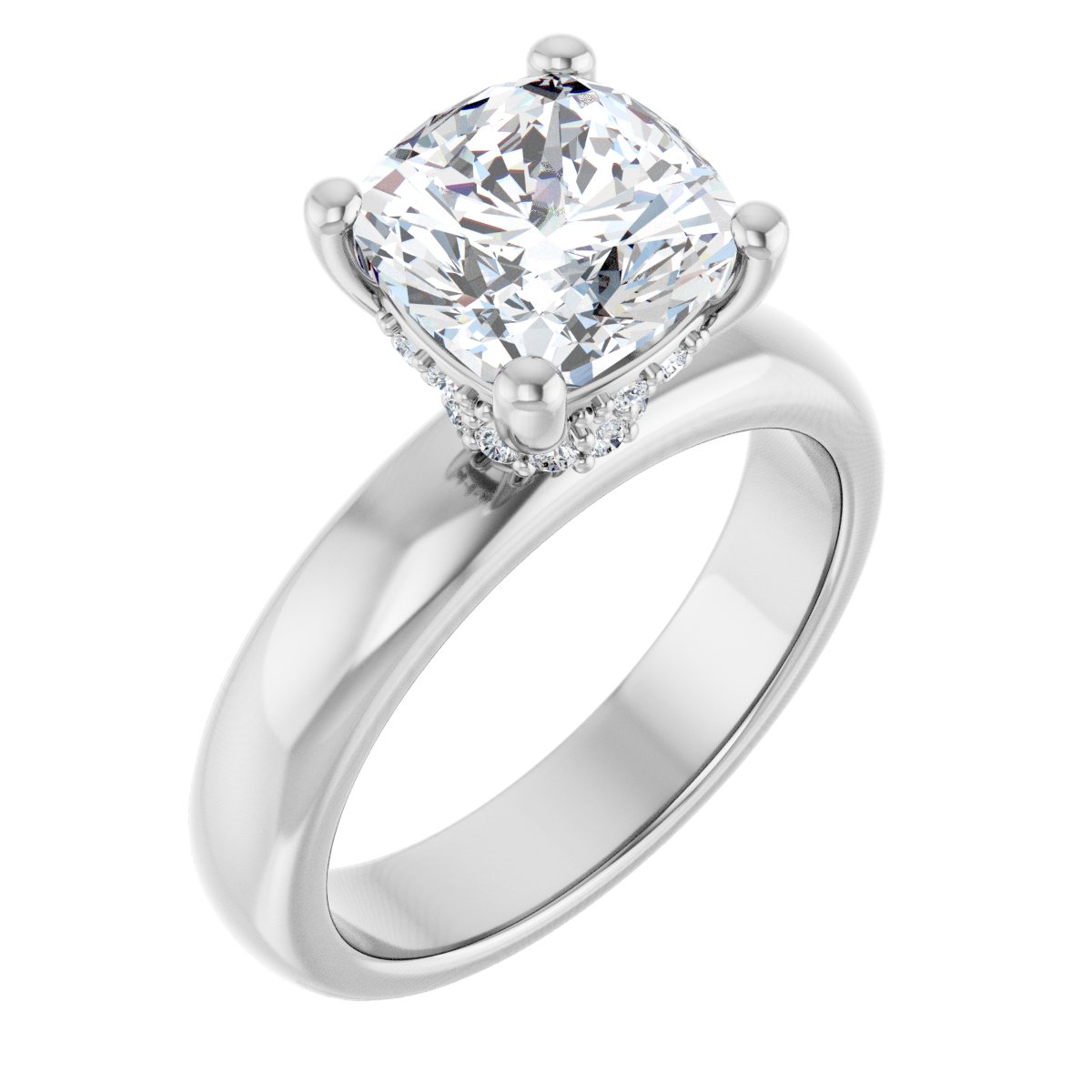 Accented Engagement Ring