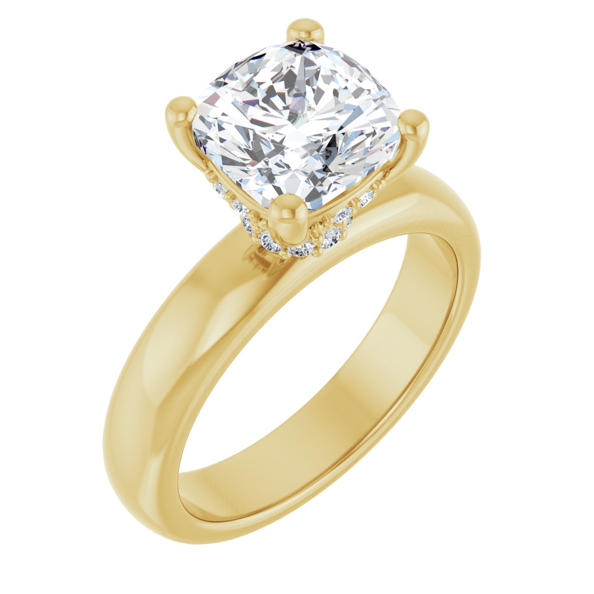 Accented Engagement Ring
