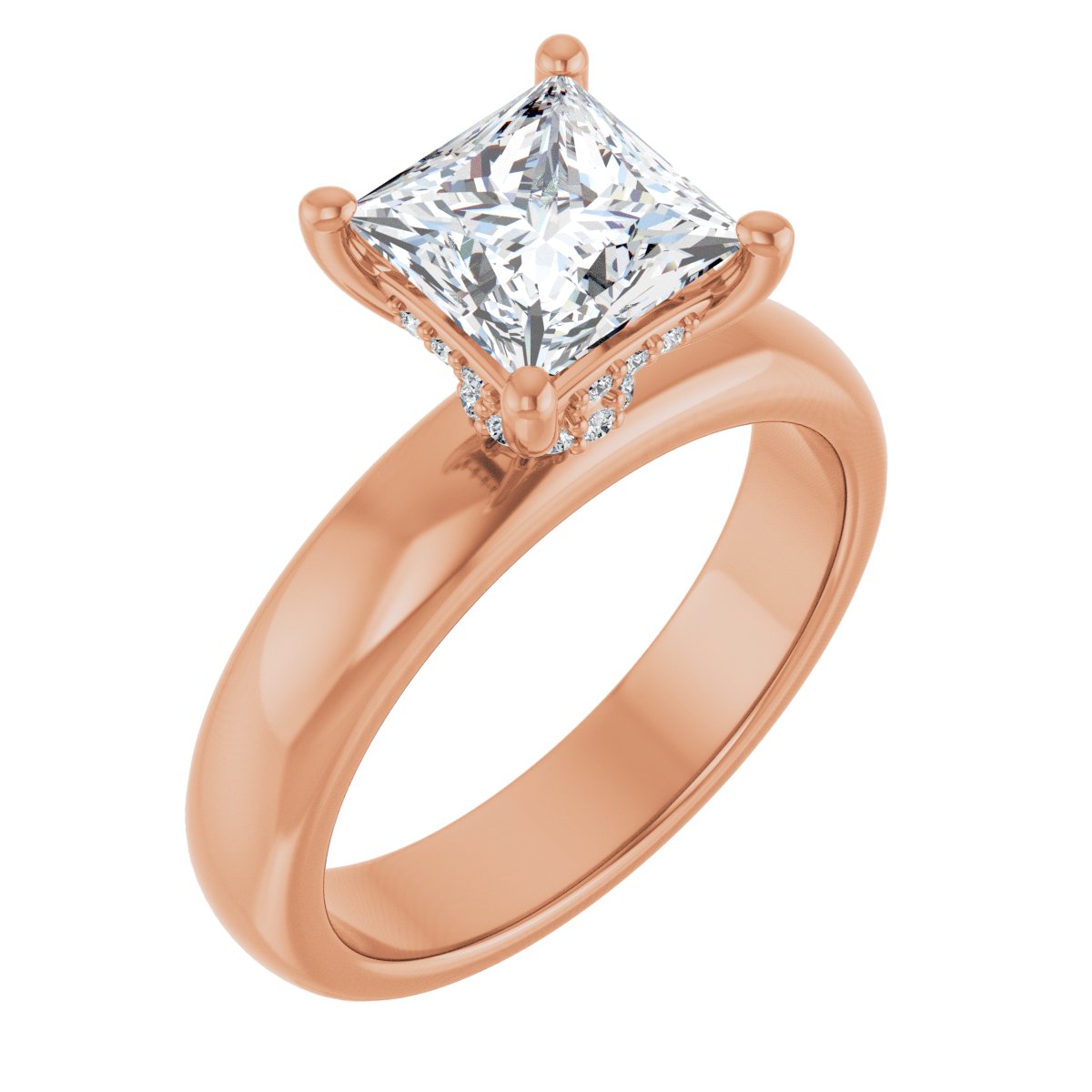 Accented Engagement Ring