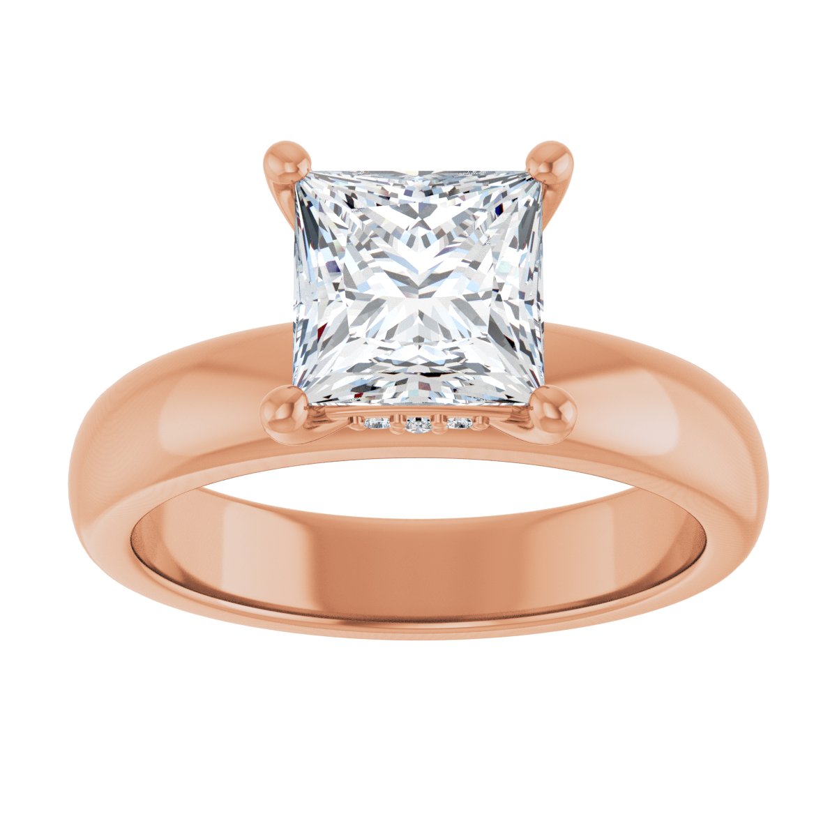 Accented Engagement Ring