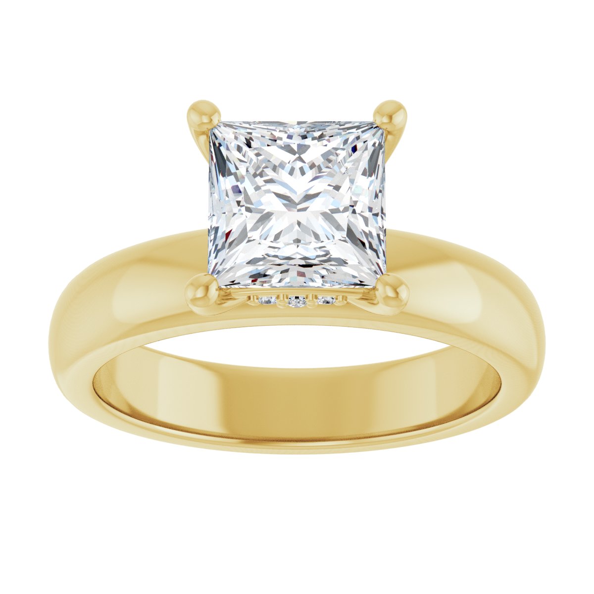 Accented Engagement Ring