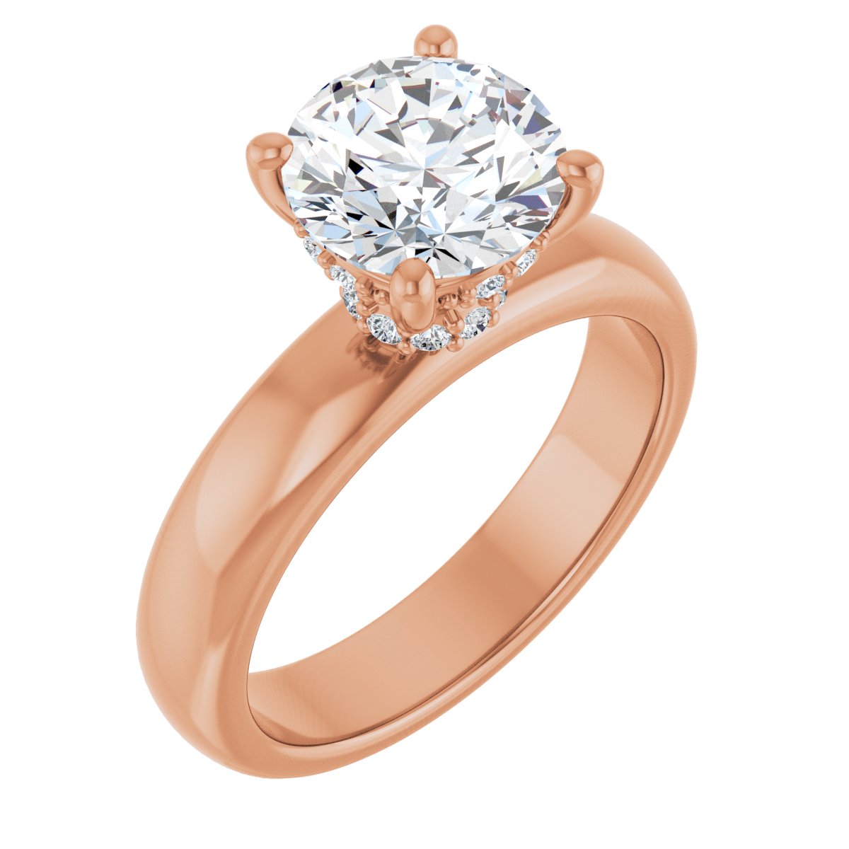 Accented Engagement Ring