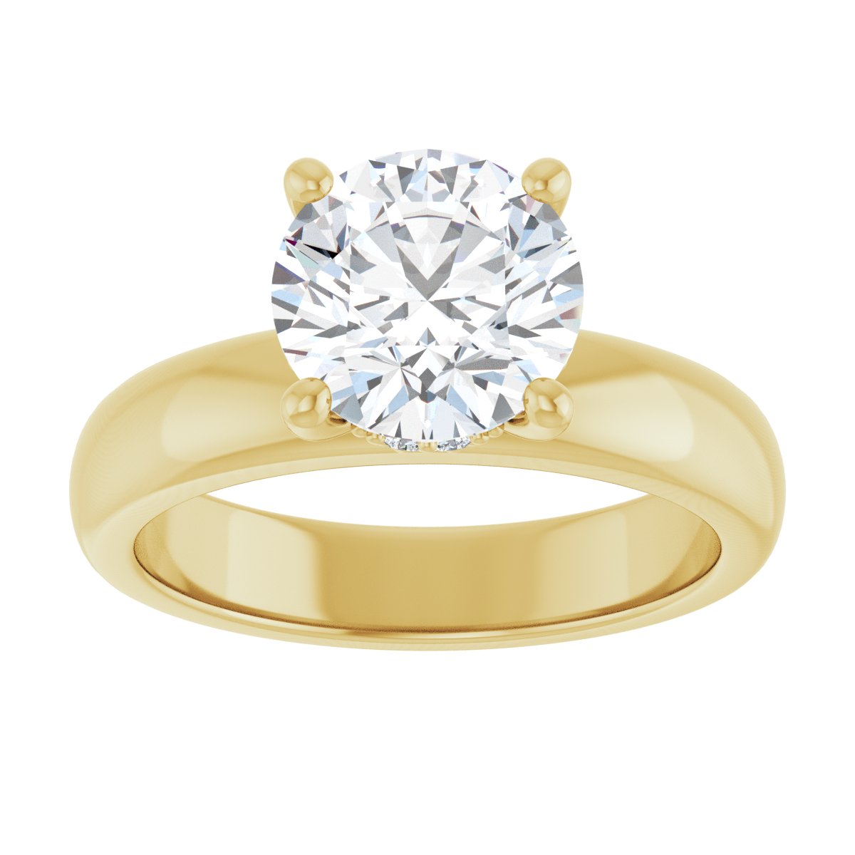 Accented Engagement Ring