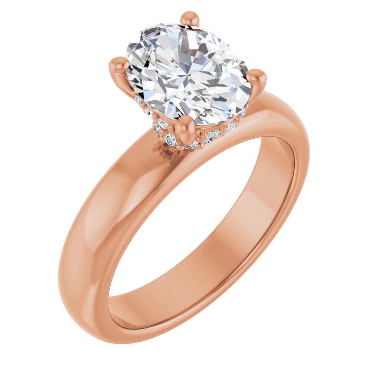 Accented Engagement Ring