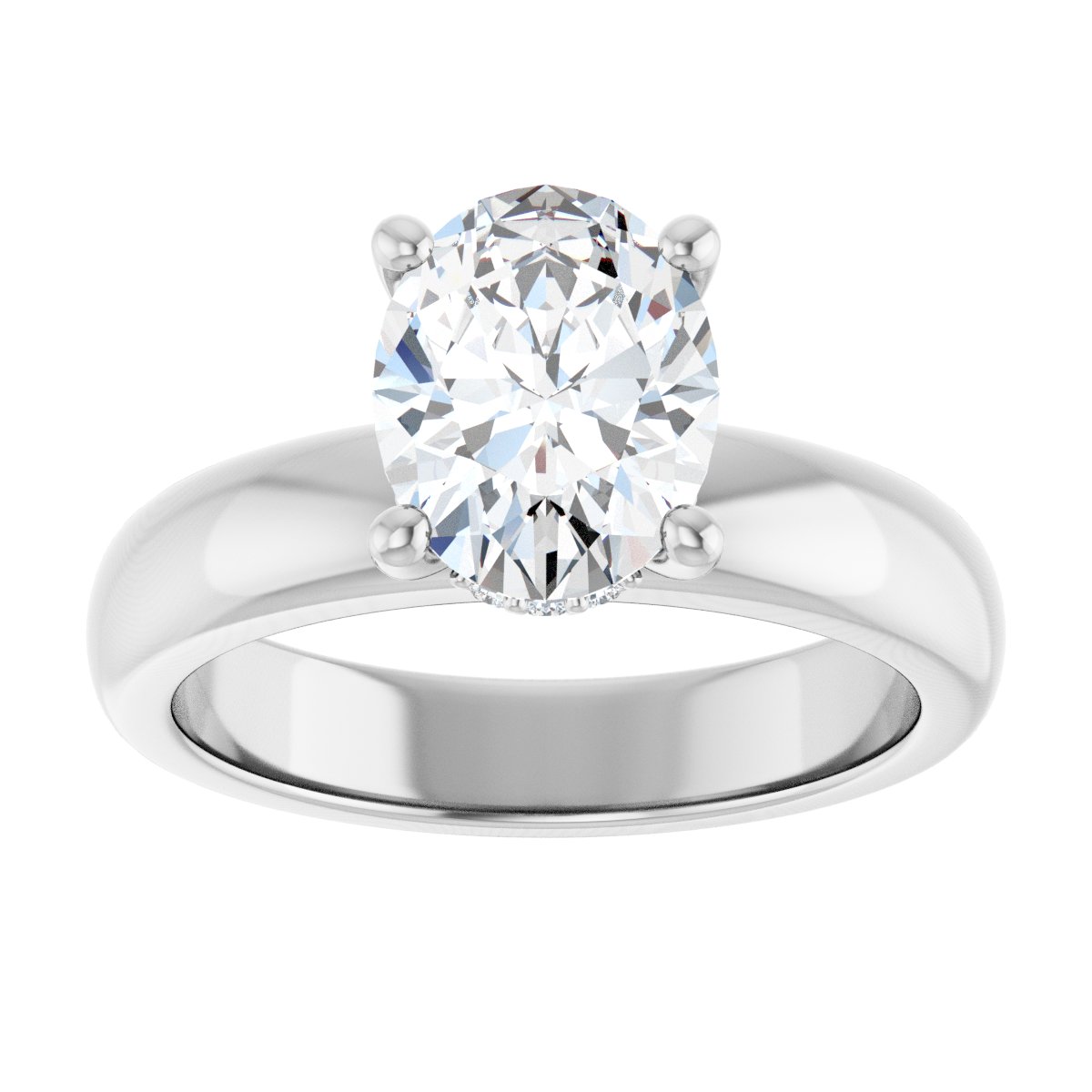 Accented Engagement Ring