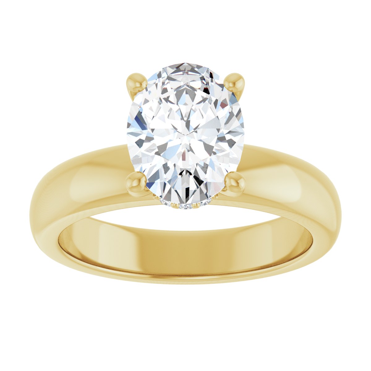 Accented Engagement Ring