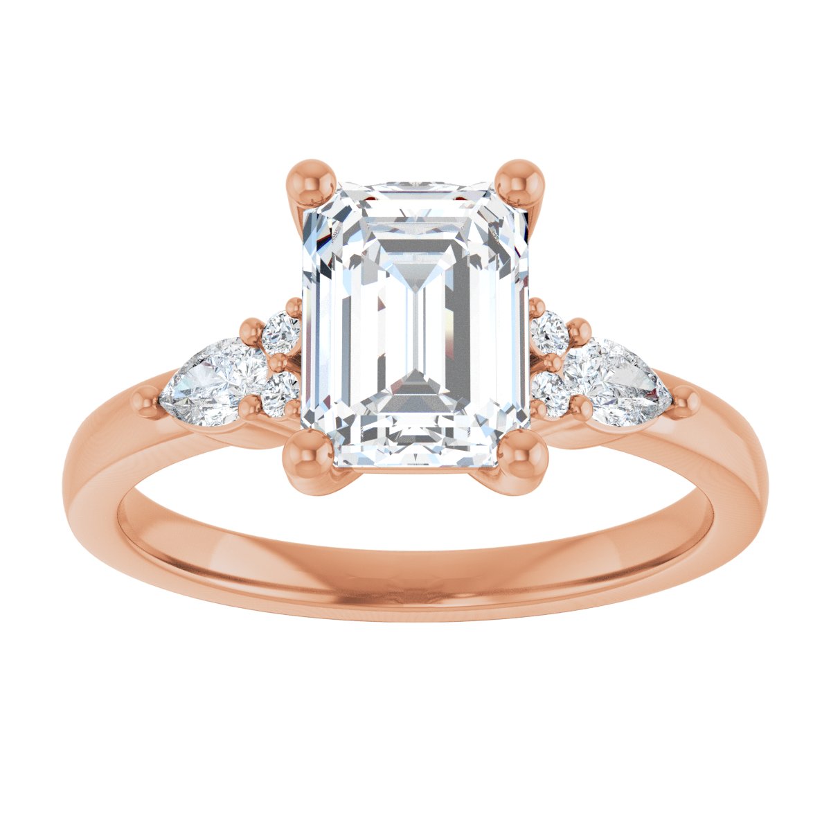 Accented Engagement Ring