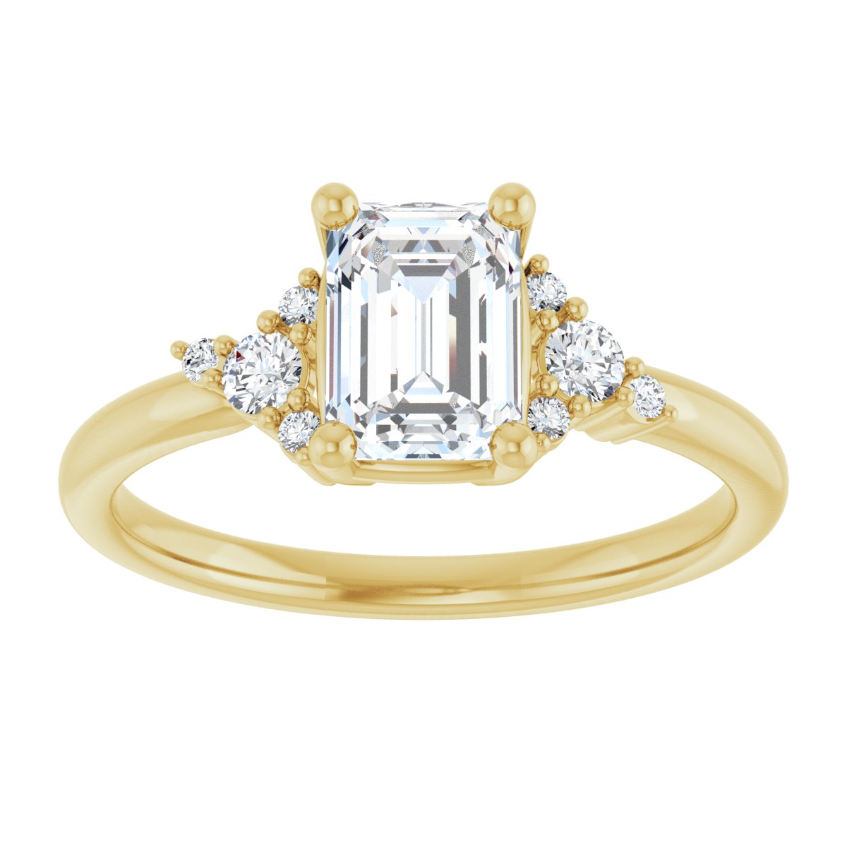 Accented Engagement Ring