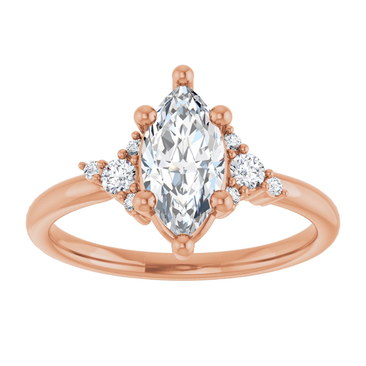 Accented Engagement Ring