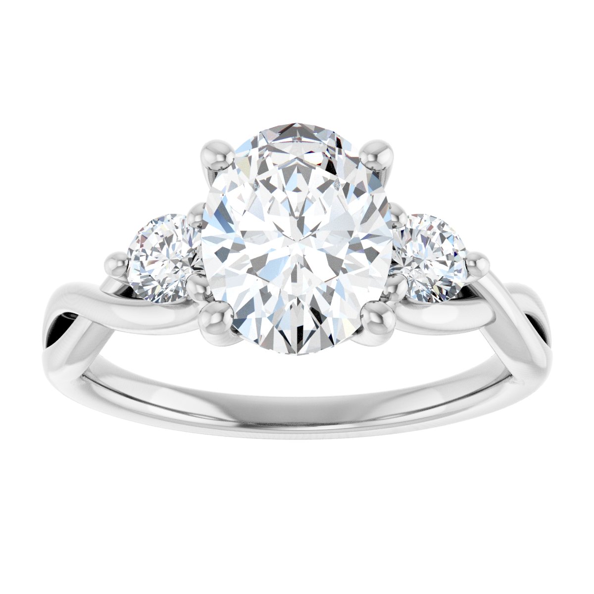 Three-Stone Engagement Ring