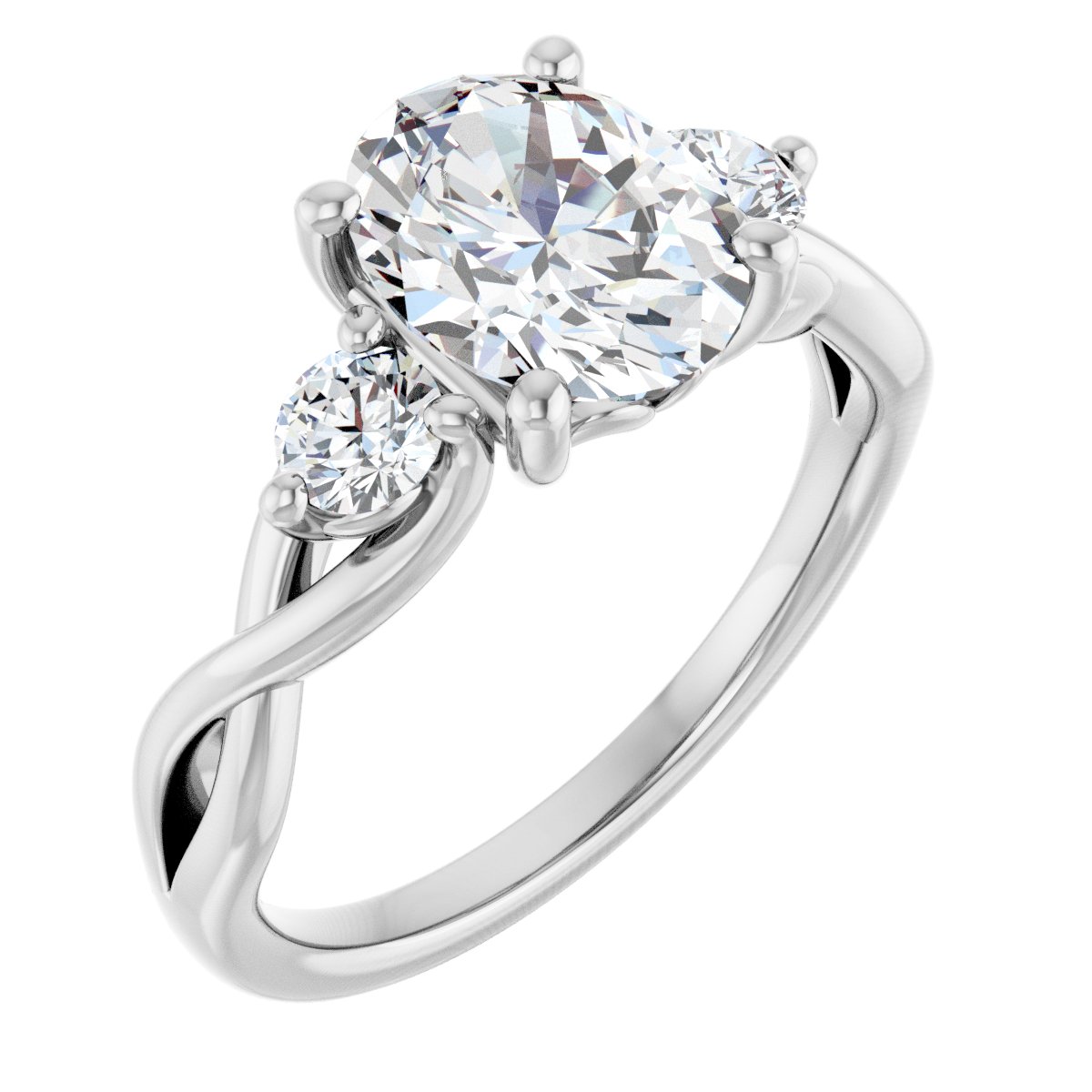 Three-Stone Engagement Ring