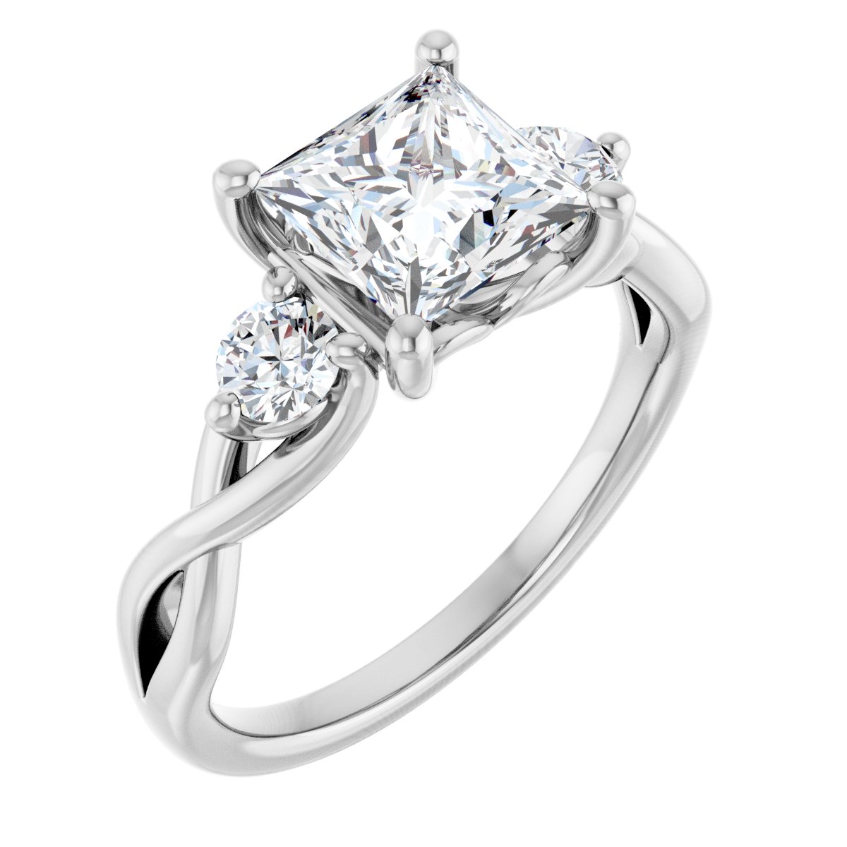 Three-Stone Engagement Ring
