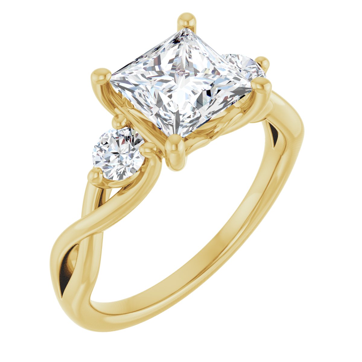 Three-Stone Engagement Ring