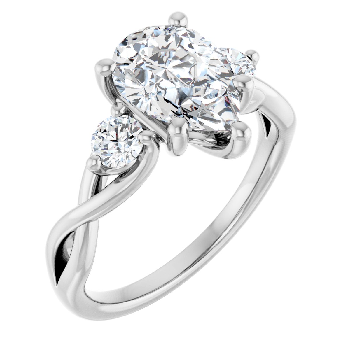 Three-Stone Engagement Ring