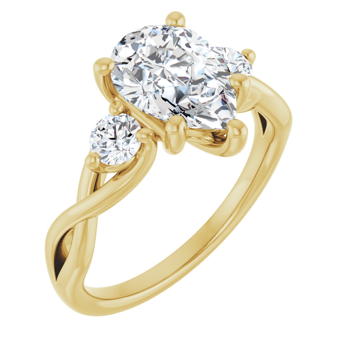 Three-Stone Engagement Ring