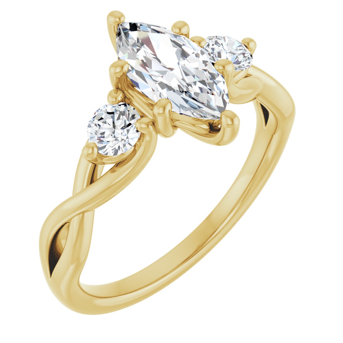 Three-Stone Engagement Ring