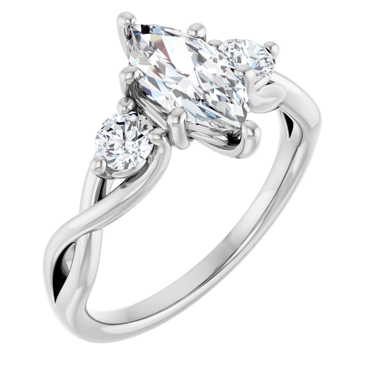 Three-Stone Engagement Ring
