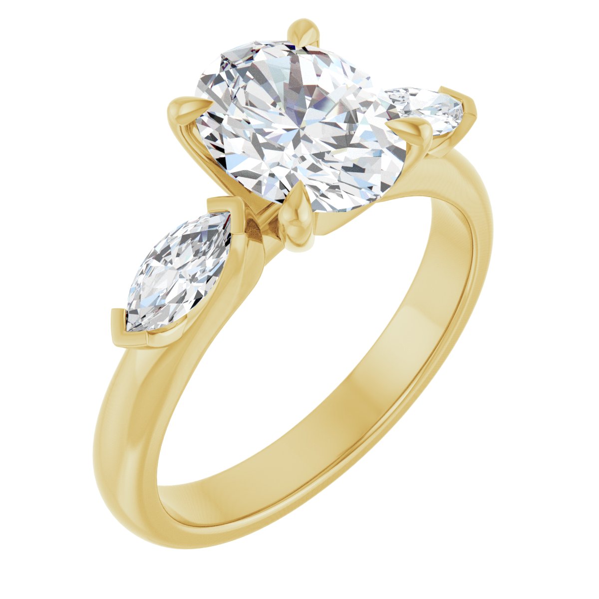 Three-Stone Engagement Ring