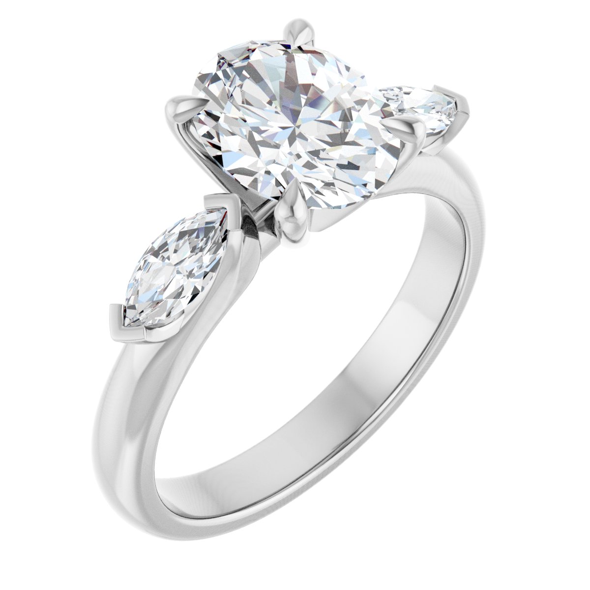 Three-Stone Engagement Ring