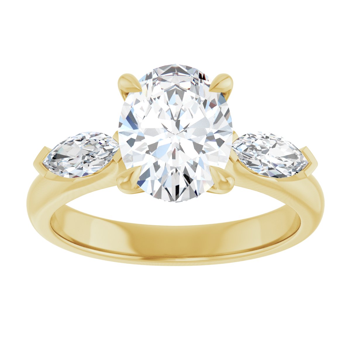 Three-Stone Engagement Ring