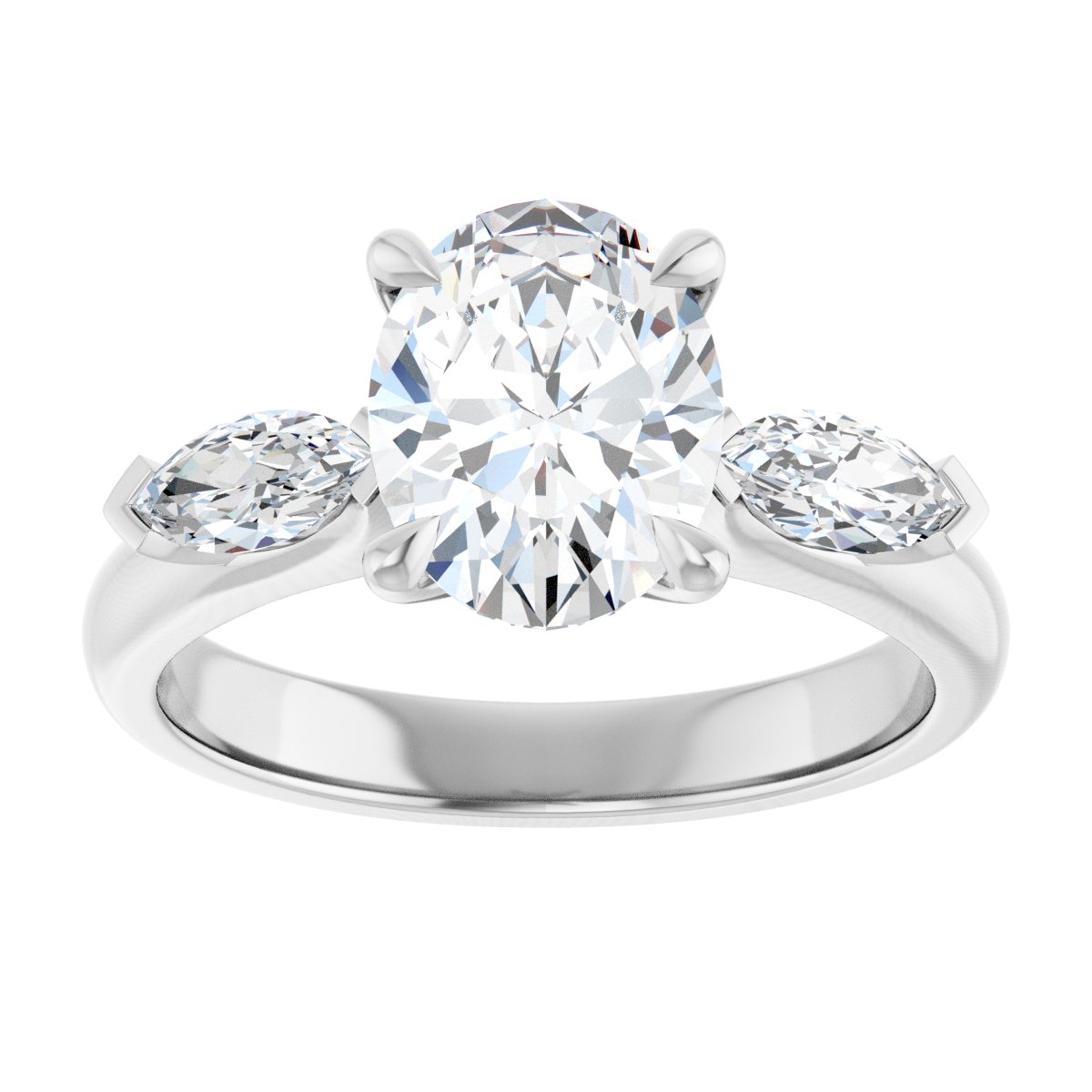 Three-Stone Engagement Ring