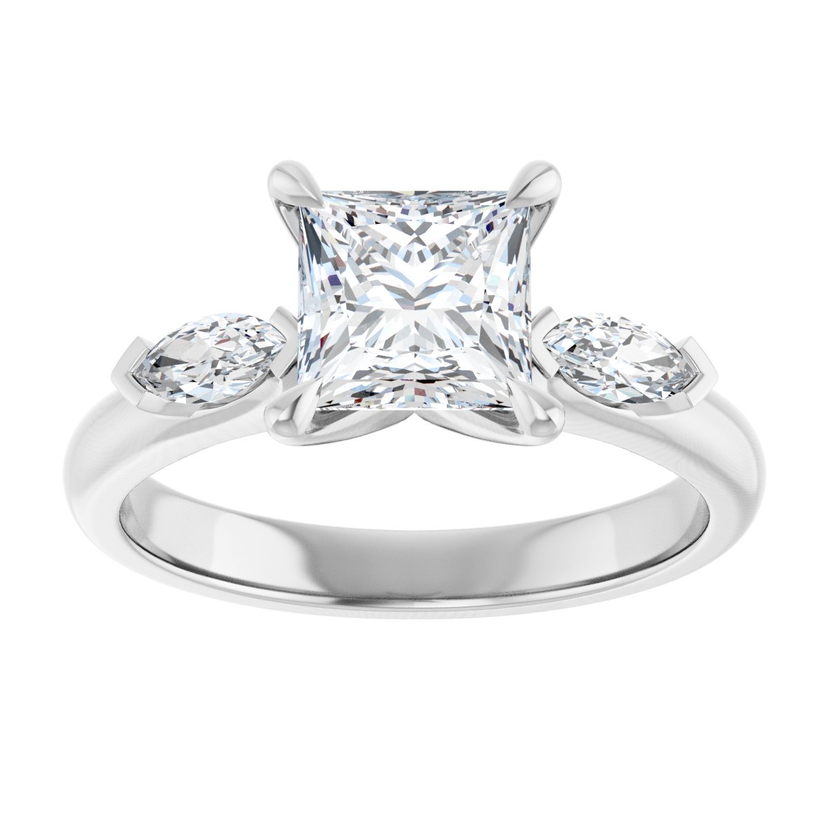 Three-Stone Engagement Ring