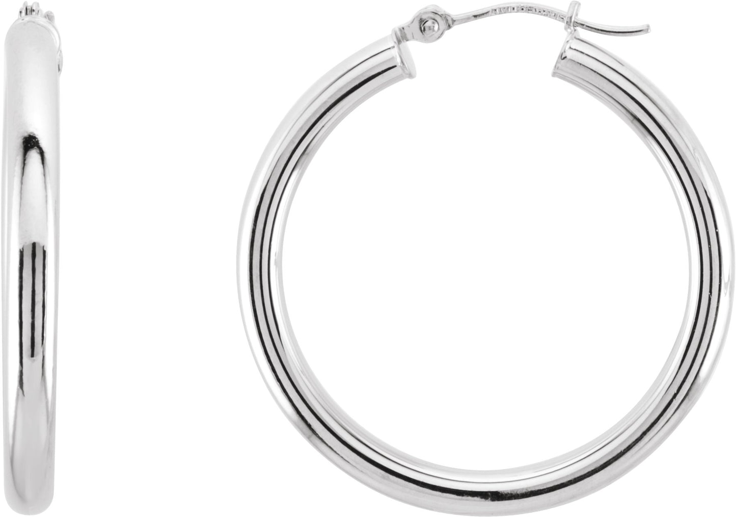 Tube Hoop Earrings