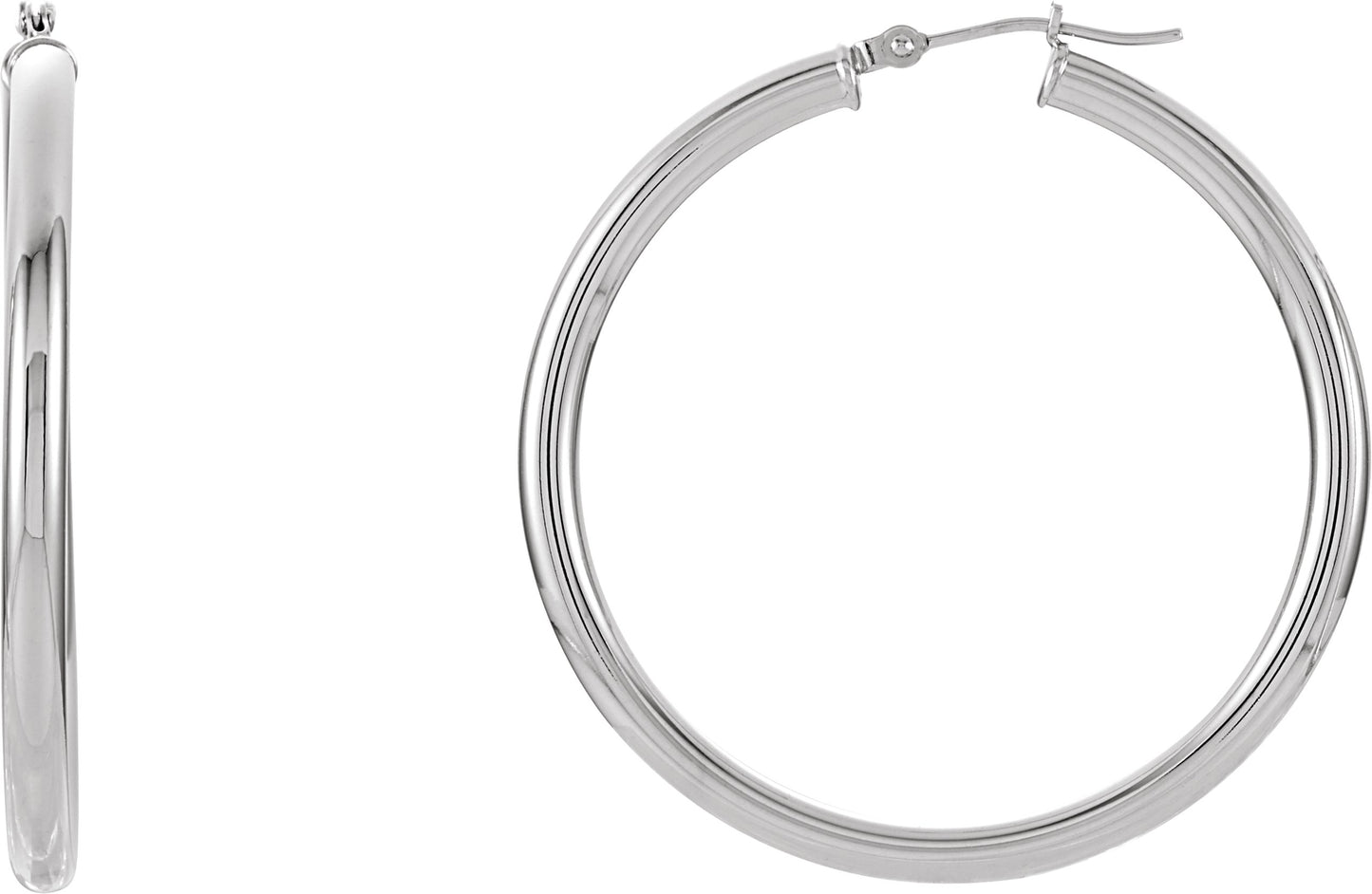 Tube Hoop Earrings