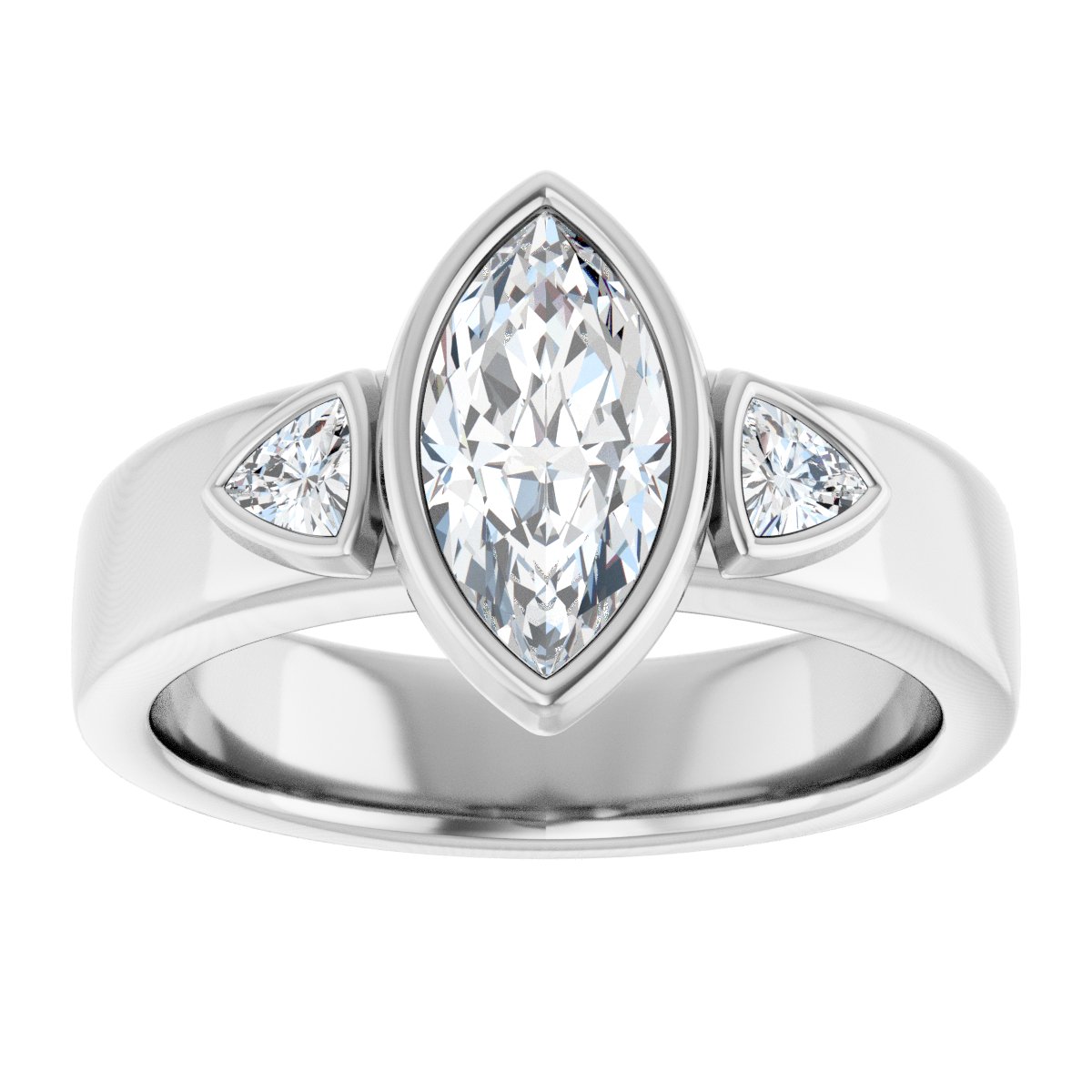 Three-Stone Engagement Ring
