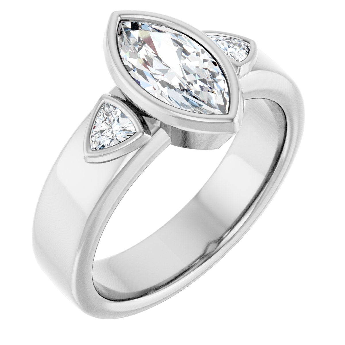 Three-Stone Engagement Ring