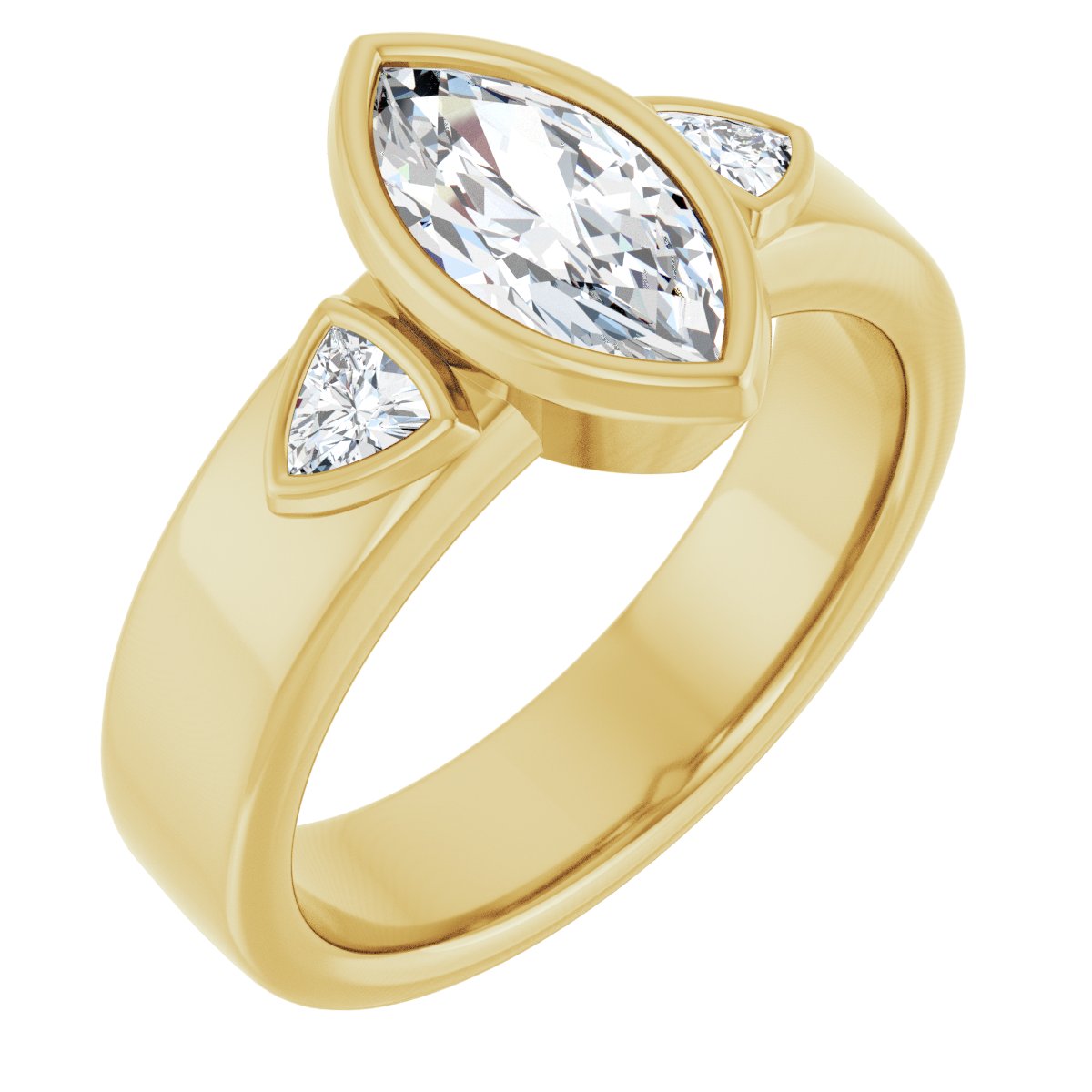 Three-Stone Engagement Ring