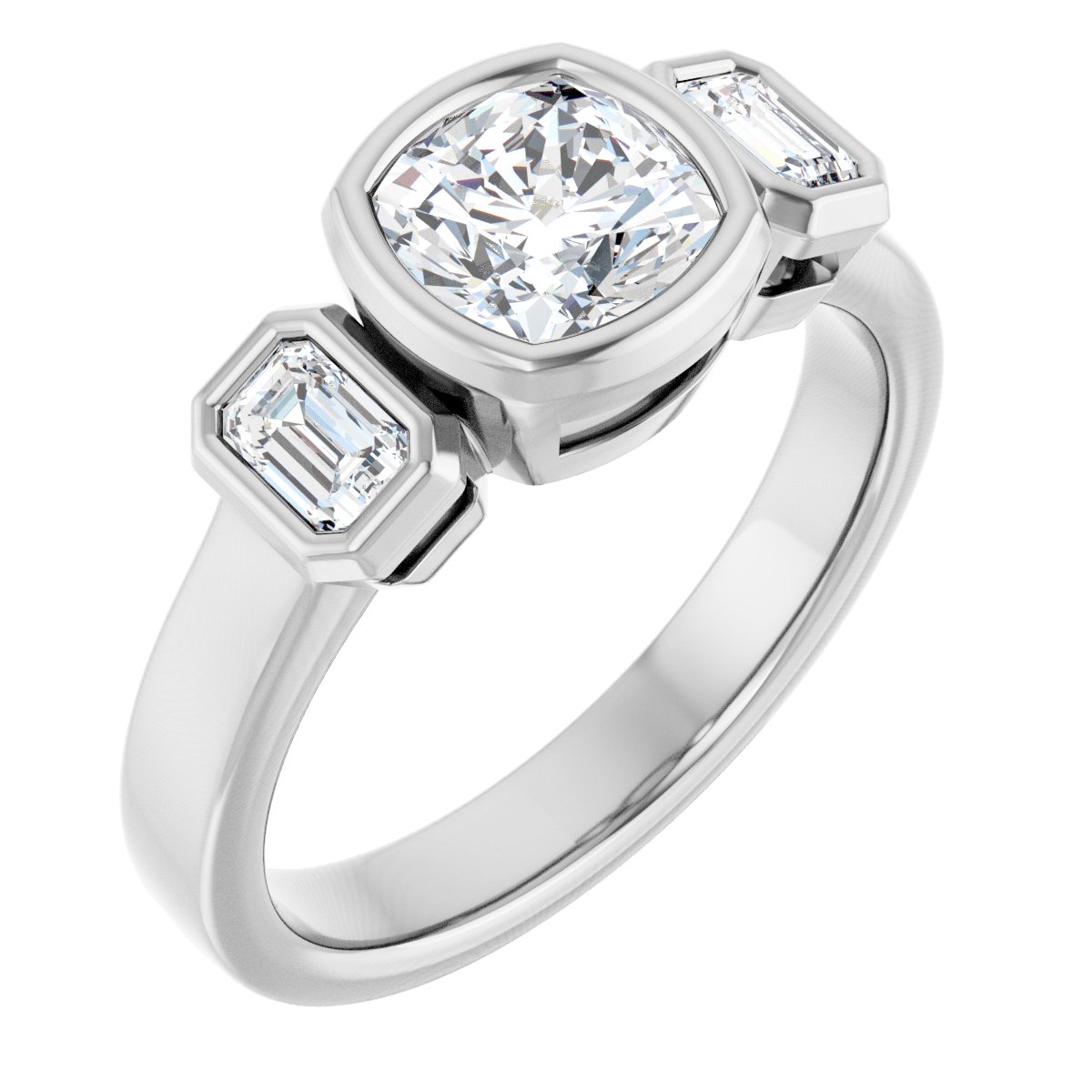 Three-Stone Engagement Ring