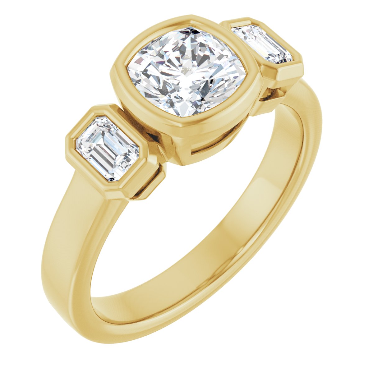 Three-Stone Engagement Ring