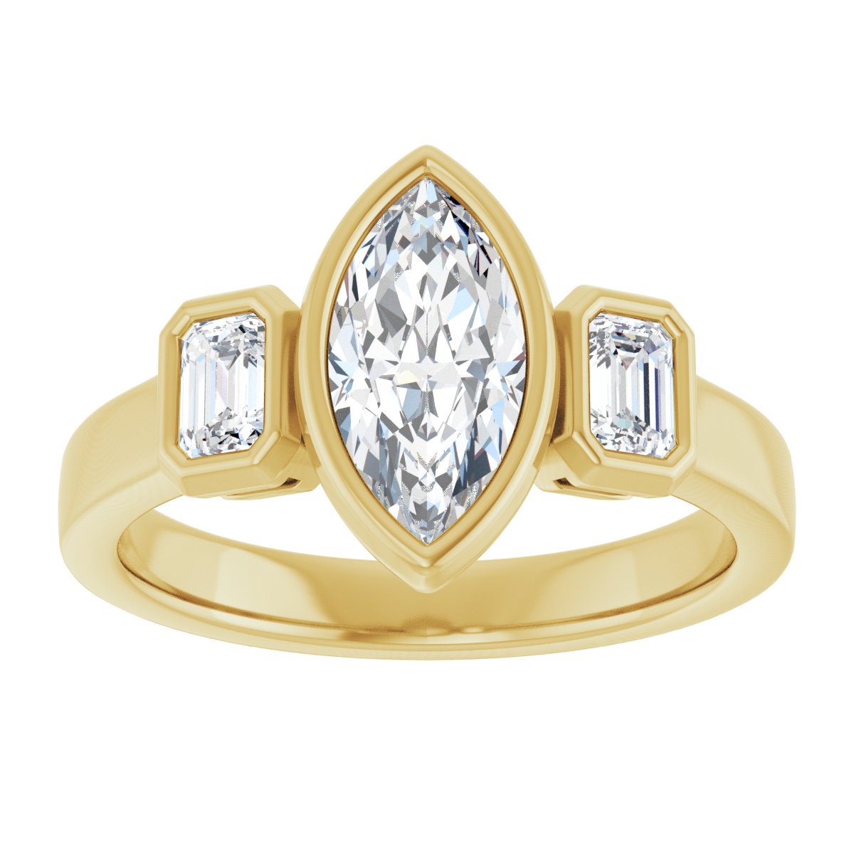 Three-Stone Engagement Ring