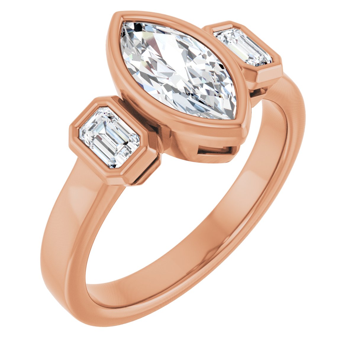 Three-Stone Engagement Ring