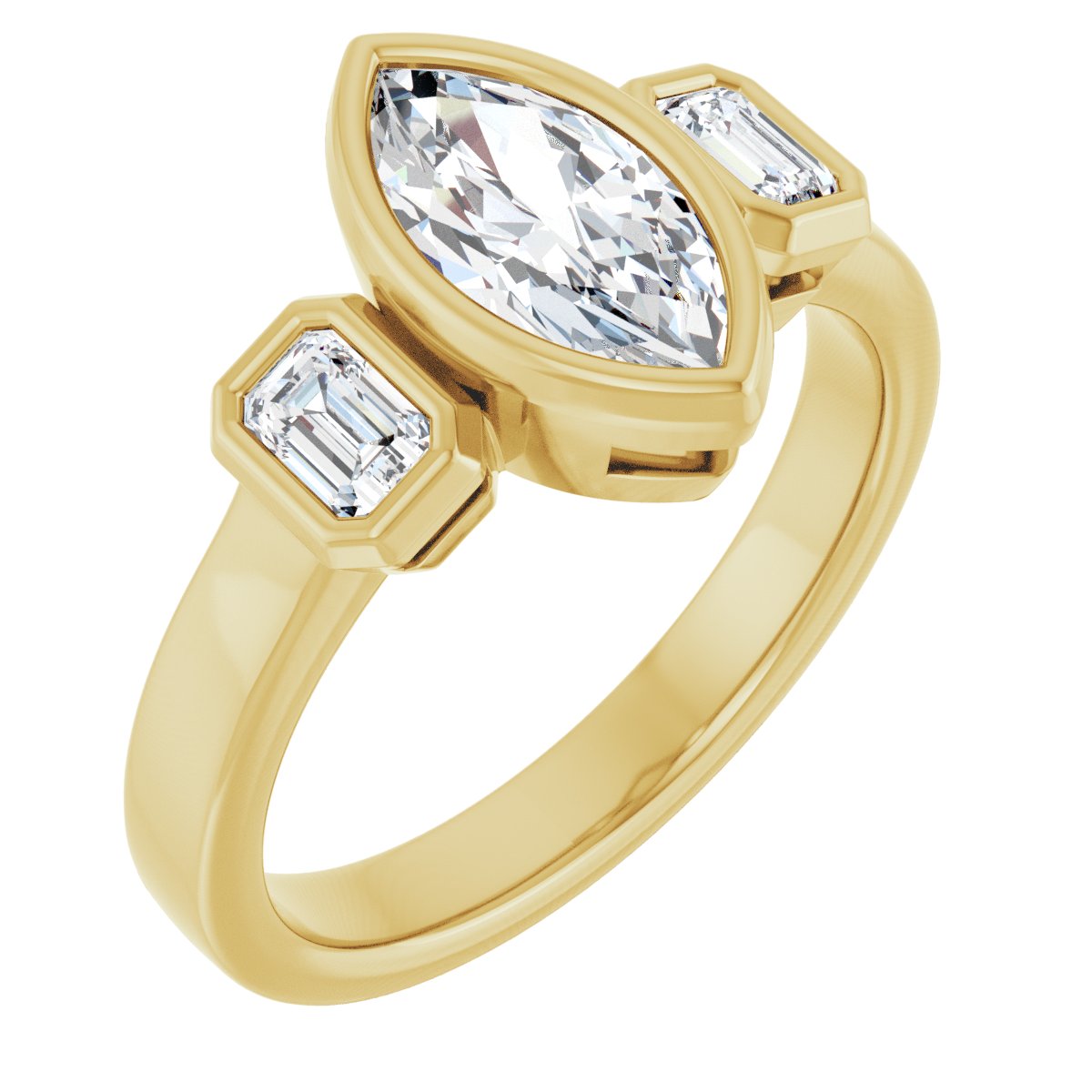 Three-Stone Engagement Ring