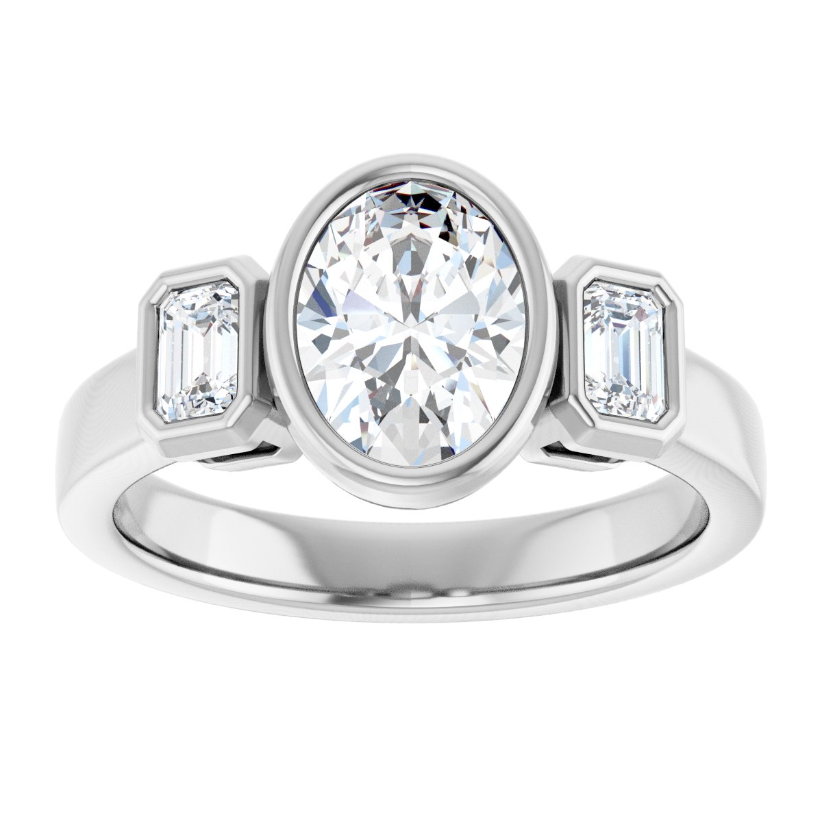 Three-Stone Engagement Ring