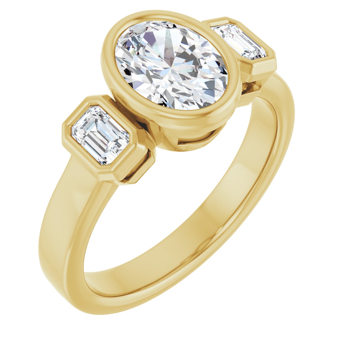 Three-Stone Engagement Ring