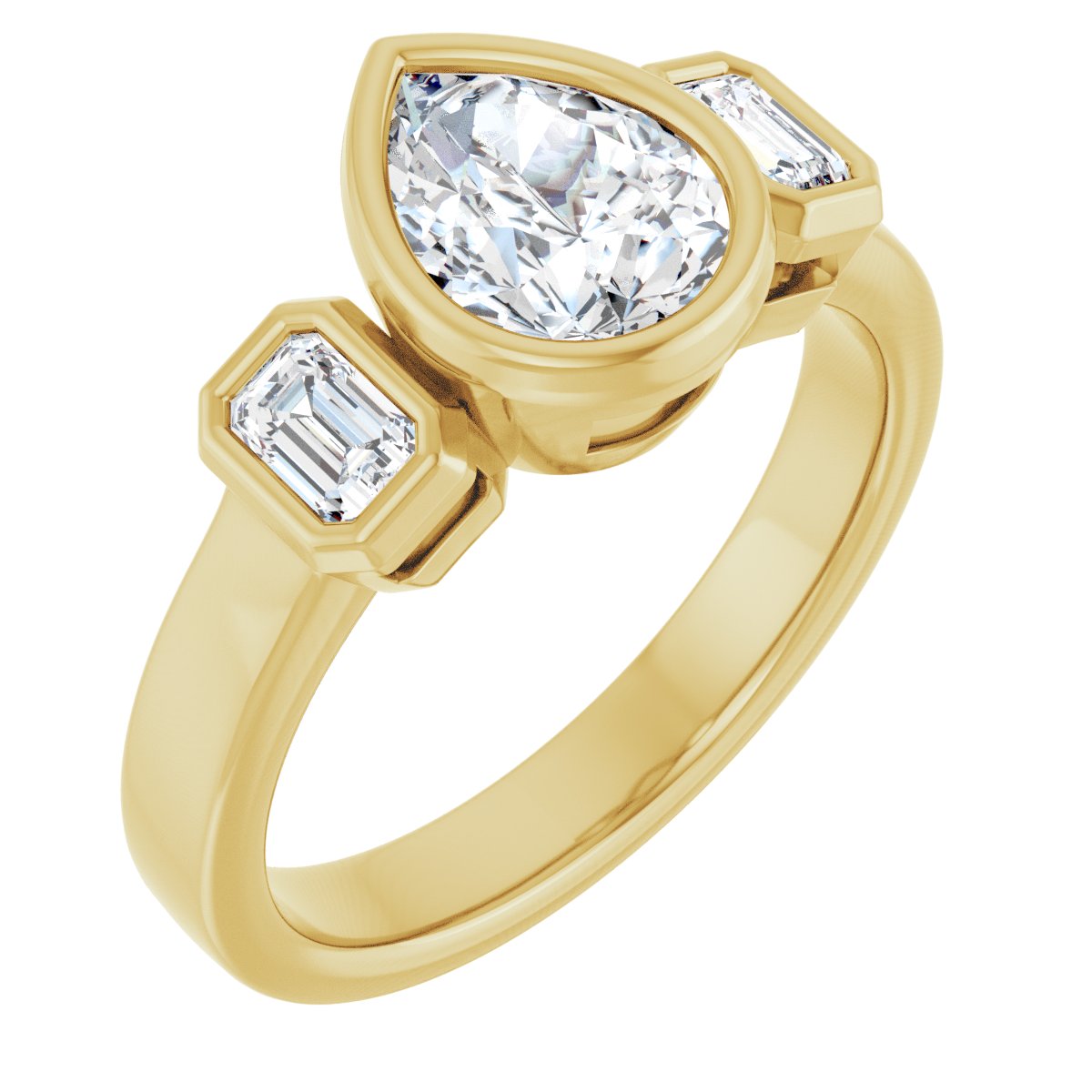 Three-Stone Engagement Ring