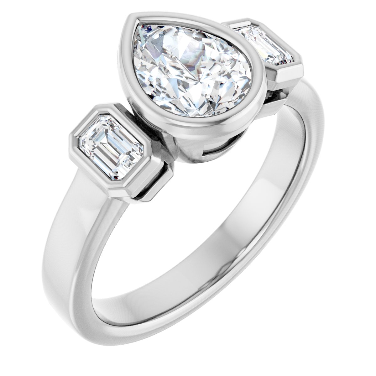 Three-Stone Engagement Ring