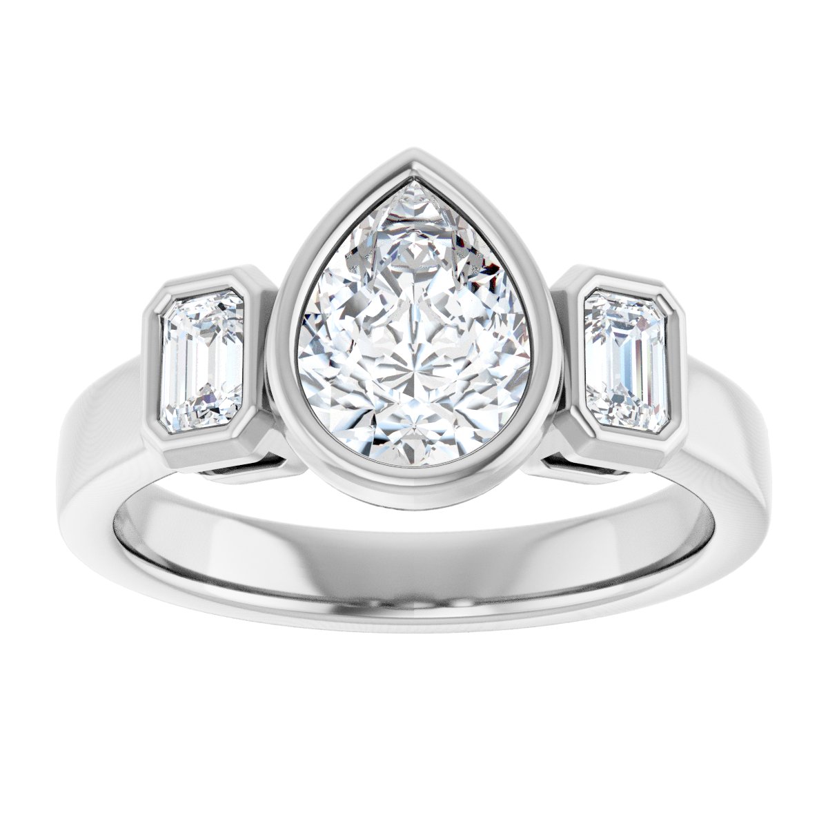 Three-Stone Engagement Ring