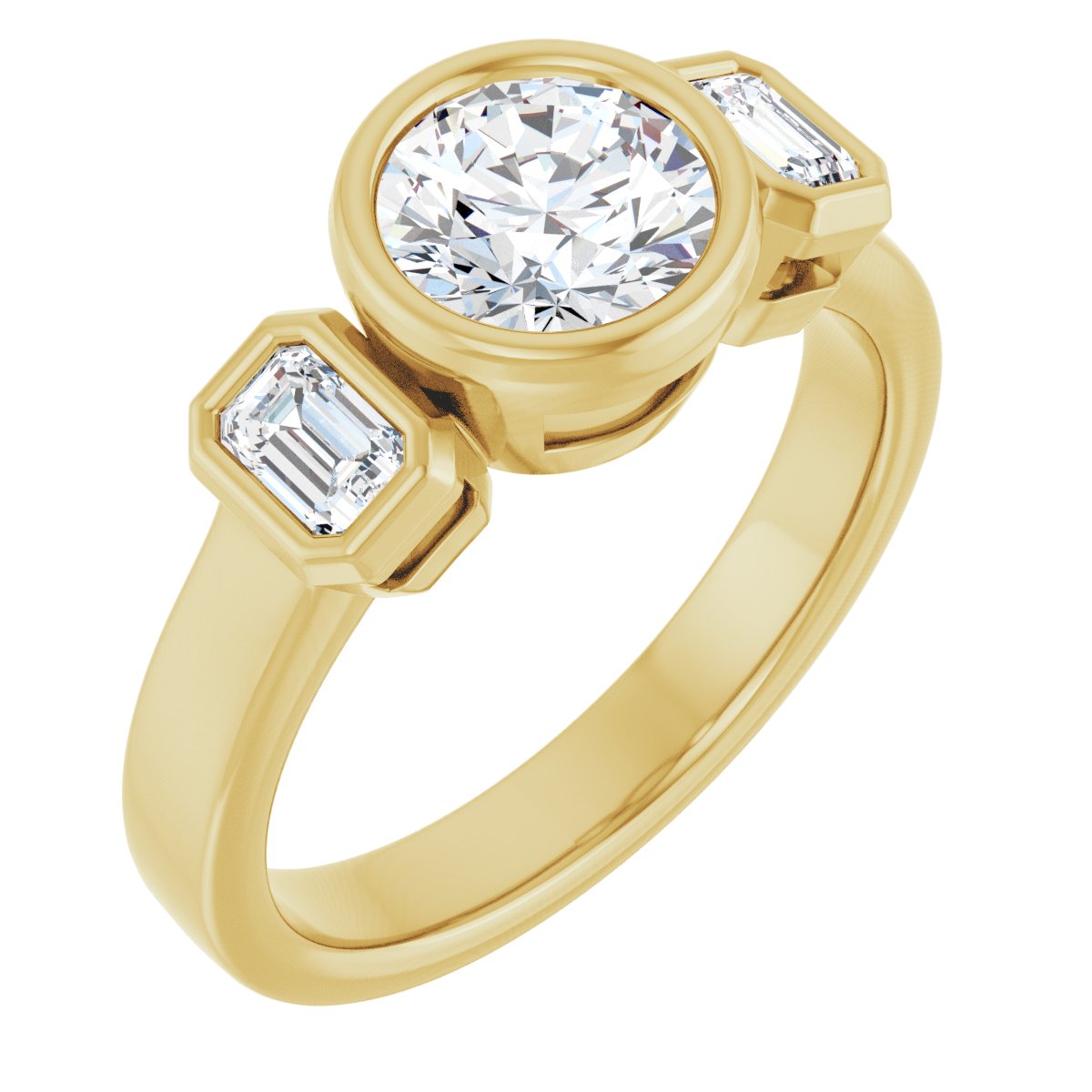 Three-Stone Engagement Ring