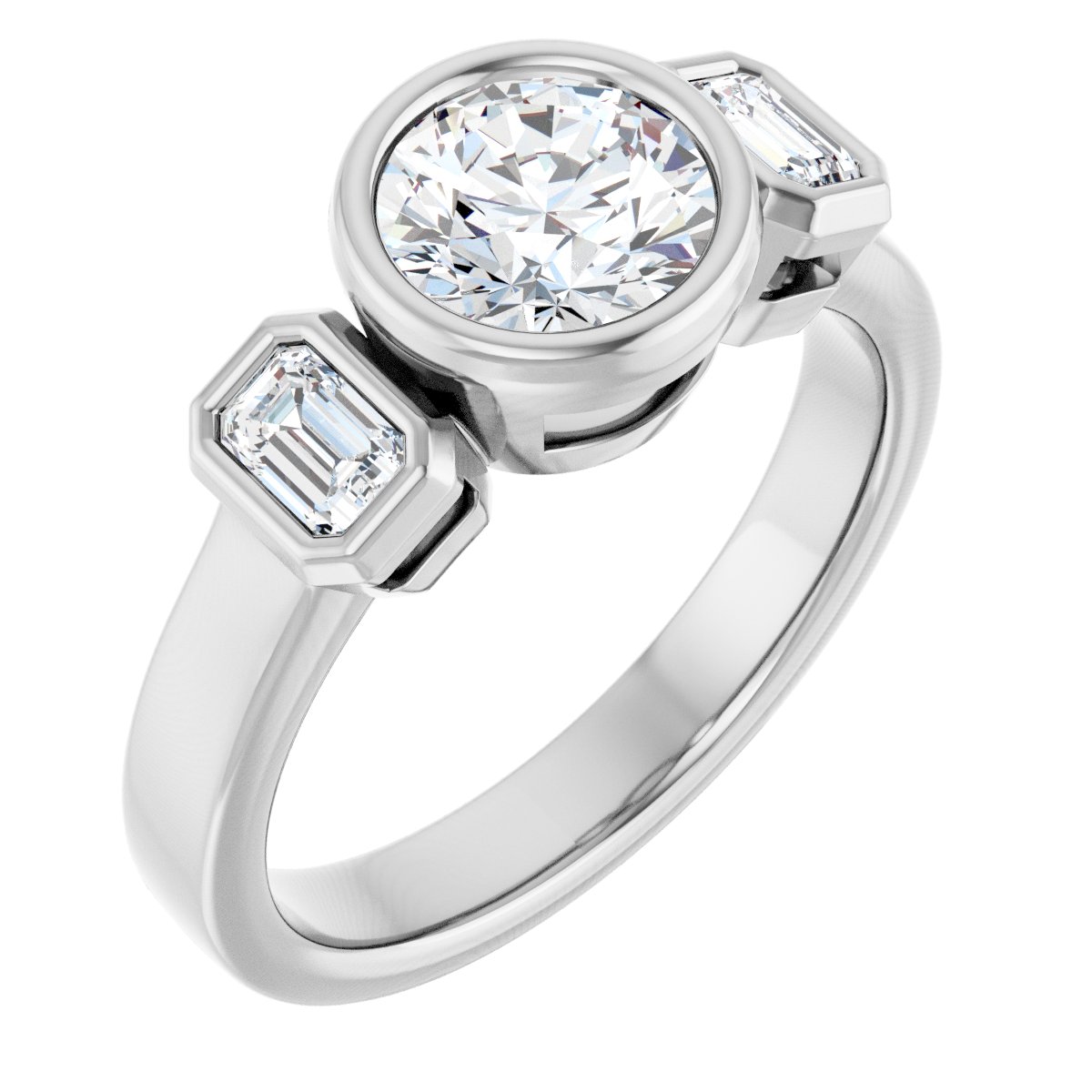 Three-Stone Engagement Ring