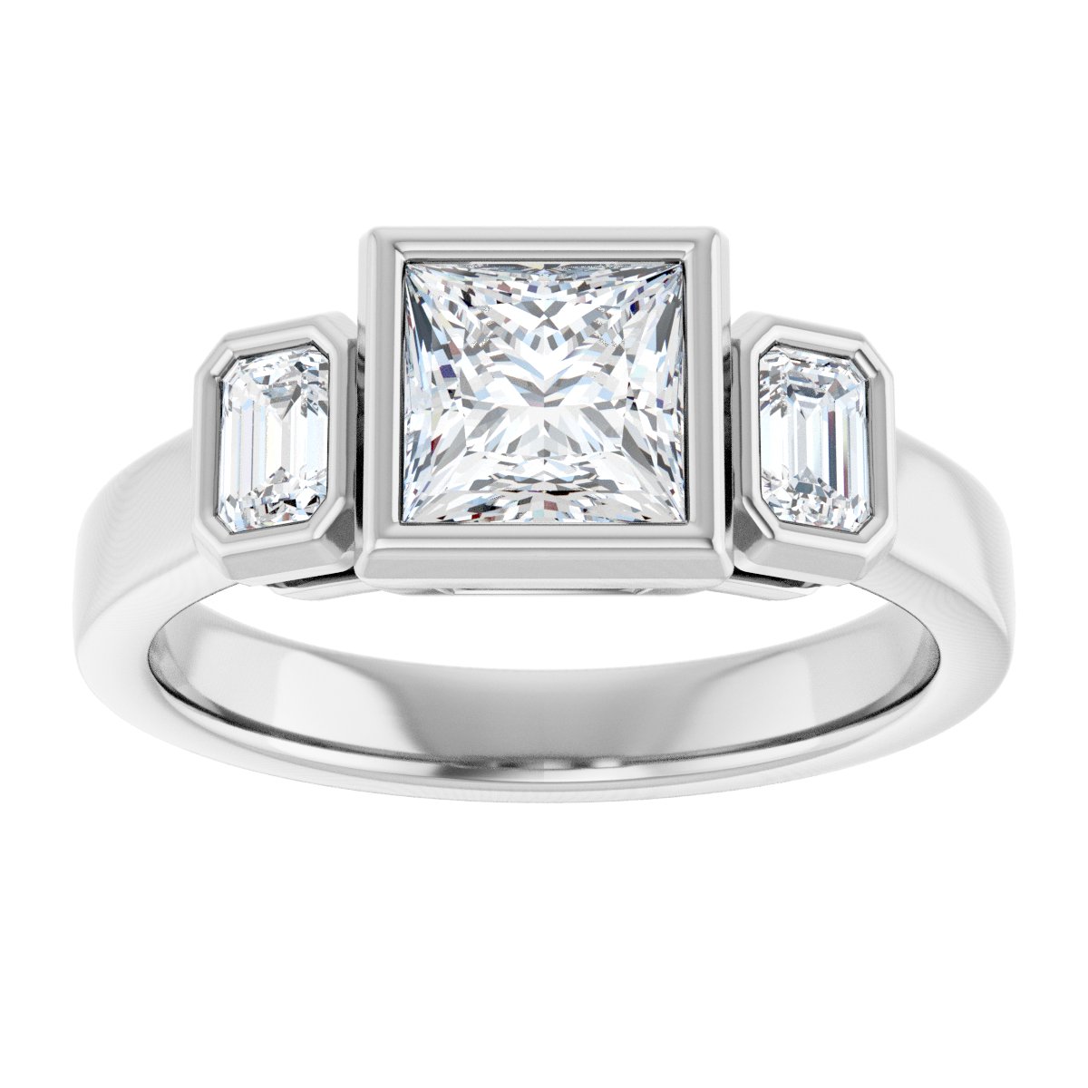 Three-Stone Engagement Ring